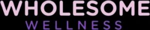 Wholesome Wellness logo black